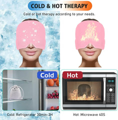 Migraine Relief Cap – Hot & Cold Therapy Headache Relief Cap قبعة تخفيف الصداع النصفي – قبعة العلاج بالحرارة والبرودة لتخفيف الصداع