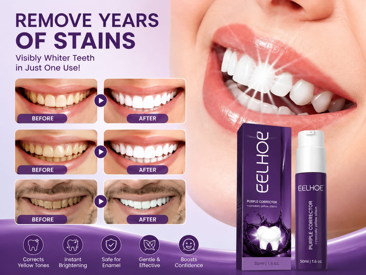 EELHOE PURPLE TOOTHPASTE