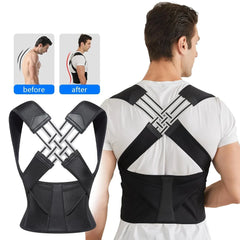 Adjustable Back Posture Belt - Instant Pain Relief & Back Support | حزام قابل للتعديل لتصحيح وضعية الظهر - تخفيف فوري للألم ودعم للظهر