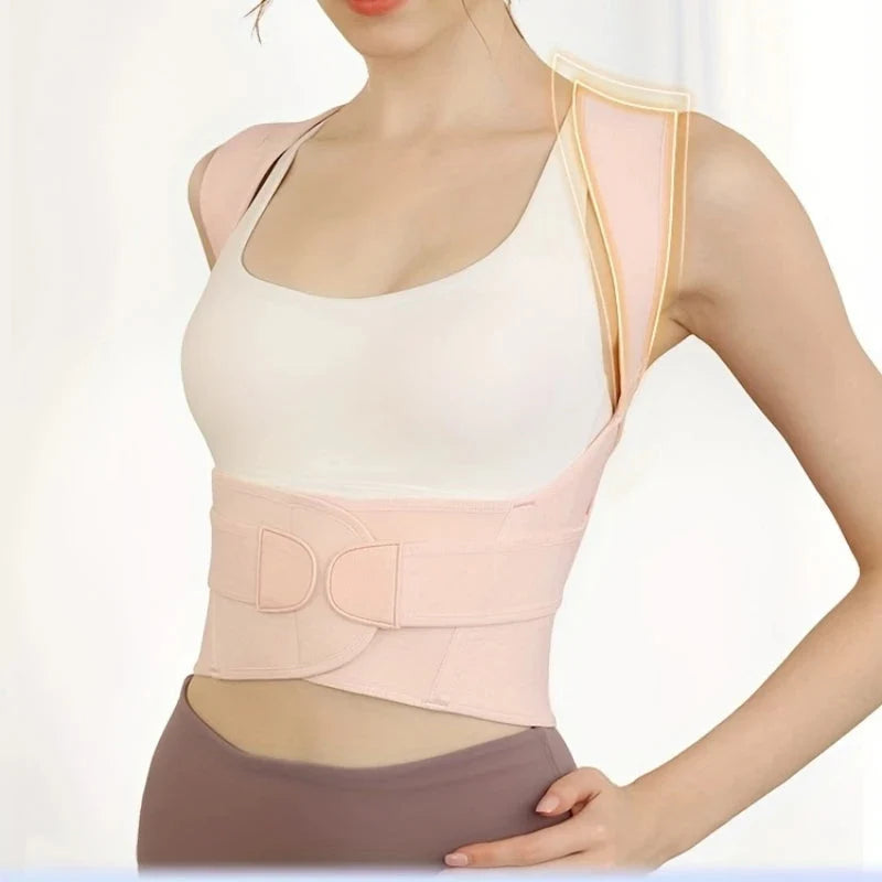 Adjustable Back Posture Belt - Instant Pain Relief & Back Support | حزام قابل للتعديل لتصحيح وضعية الظهر - تخفيف فوري للألم ودعم للظهر