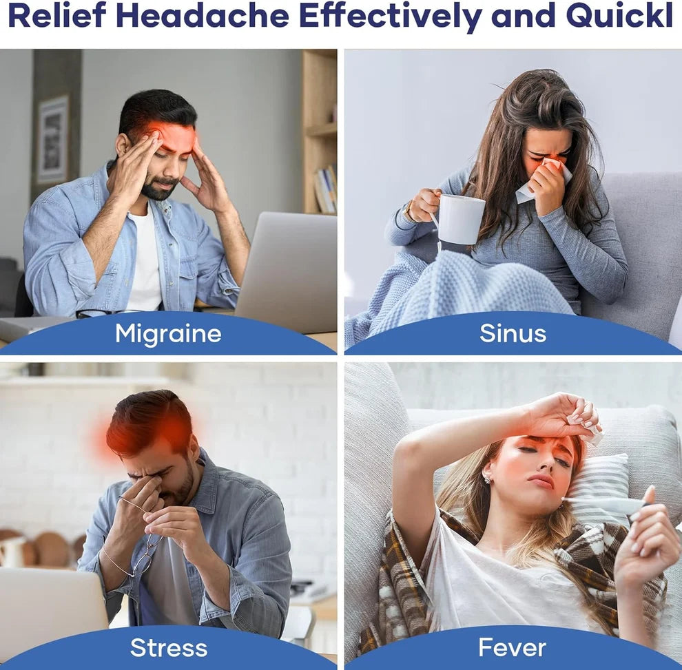 Migraine Relief Cap – Hot & Cold Therapy Headache Relief Cap  قبعة تخفيف الصداع النصفي – قبعة العلاج بالحرارة والبرودة لتخفيف الصداع