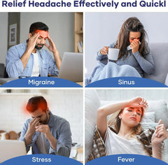 Migraine Relief Cap – Hot & Cold Therapy Headache Relief Cap  قبعة تخفيف الصداع النصفي – قبعة العلاج بالحرارة والبرودة لتخفيف الصداع