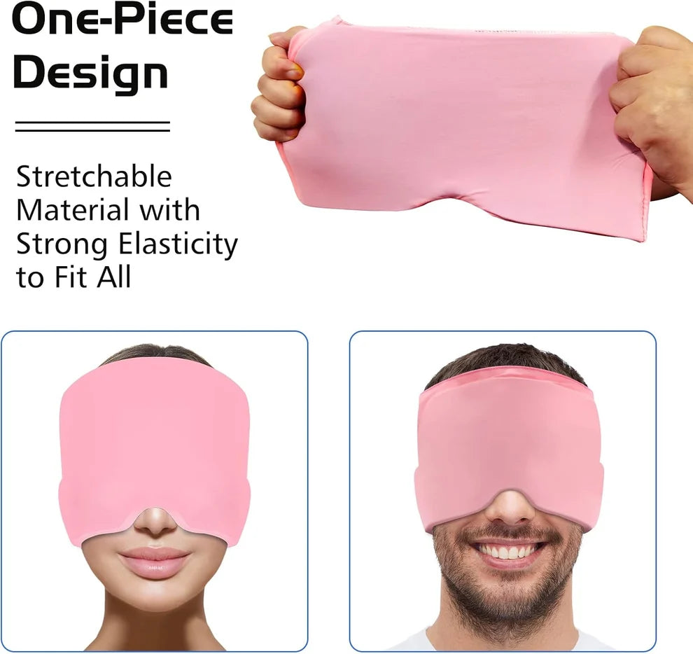 Migraine Relief Cap – Hot & Cold Therapy Headache Relief Cap  قبعة تخفيف الصداع النصفي – قبعة العلاج بالحرارة والبرودة لتخفيف الصداع